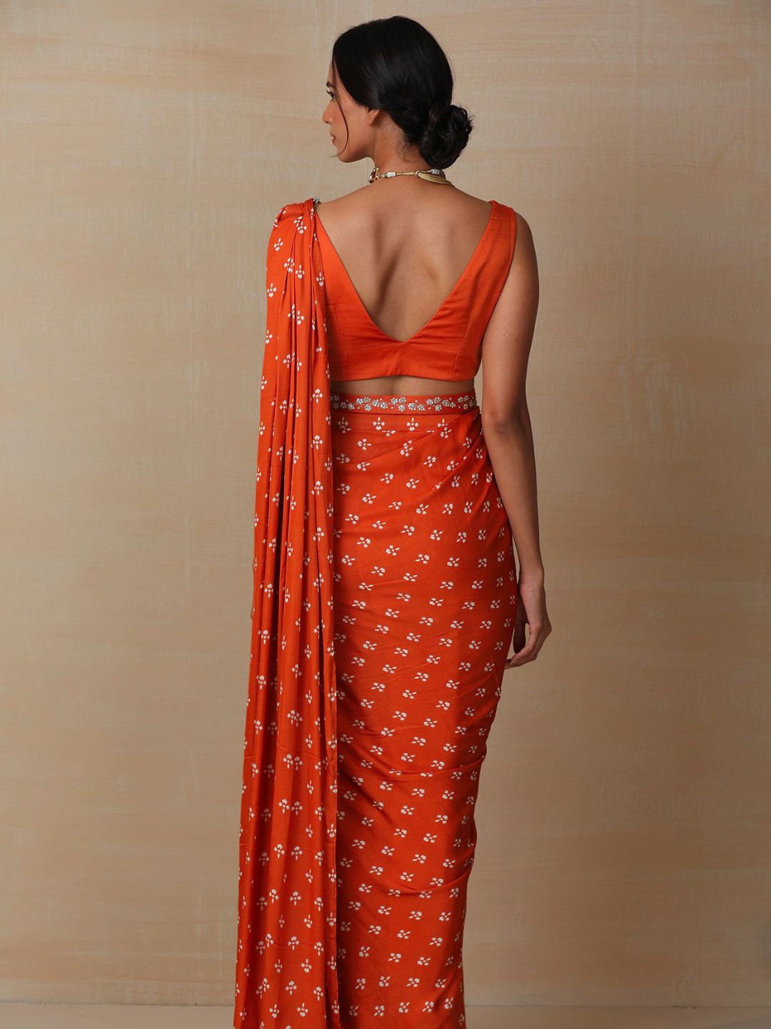 parniya satin georgette saree