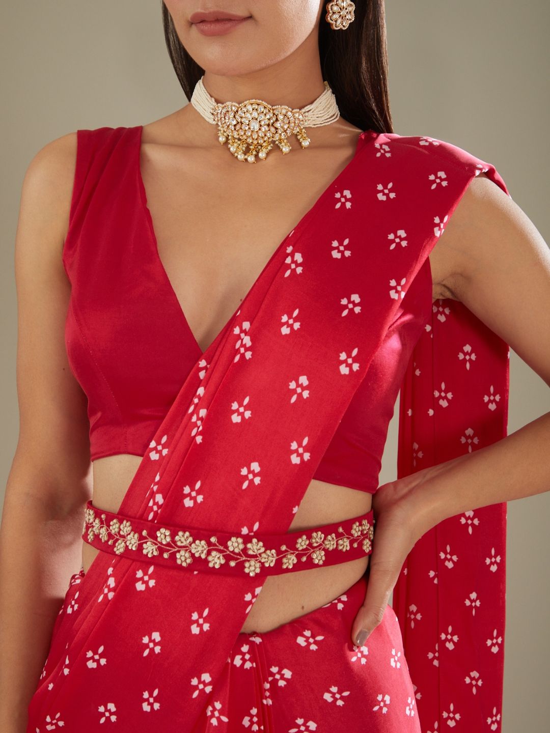 parniya satin georgette saree