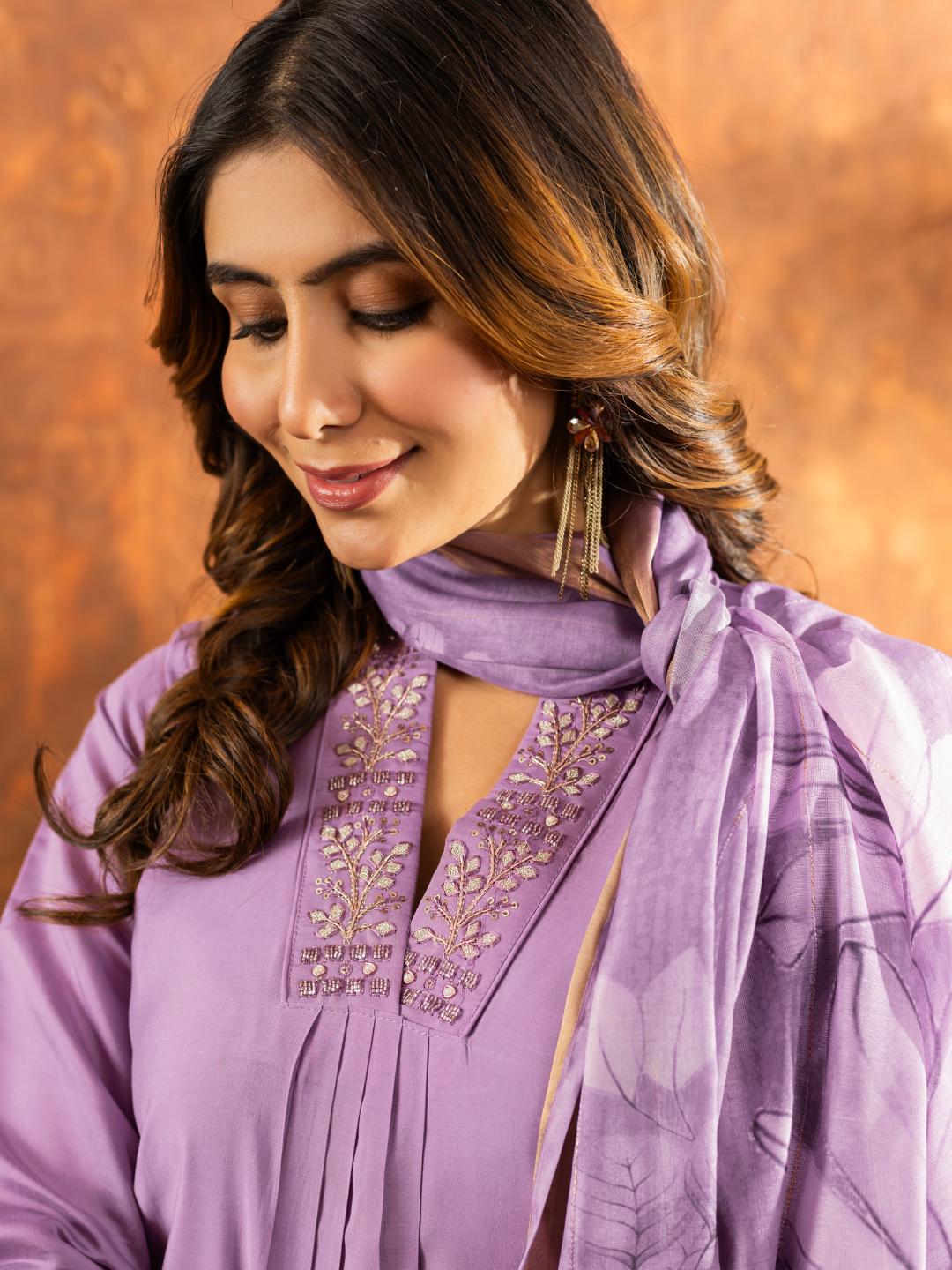 spiffy straight kurti pant dupatta set