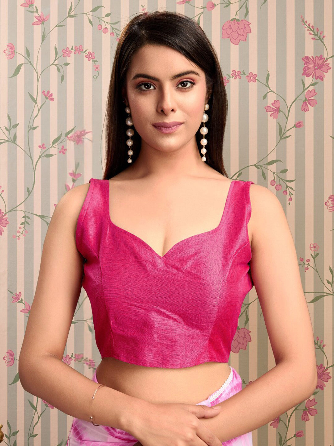 ready to wear saree - shibori elegance