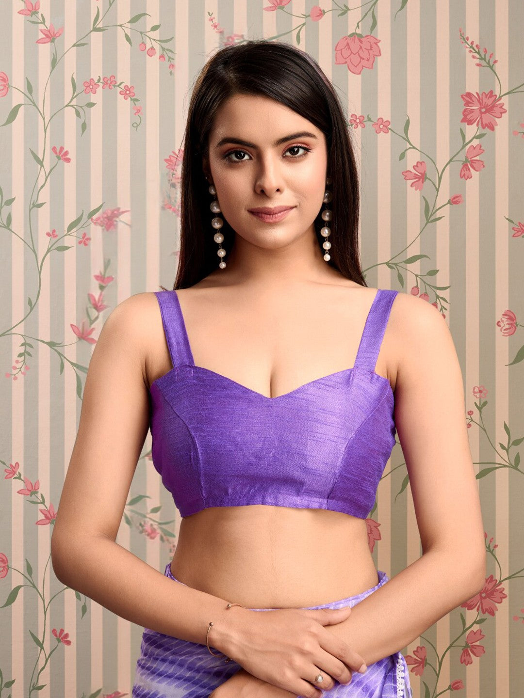 ready to wear saree - shibori elegance