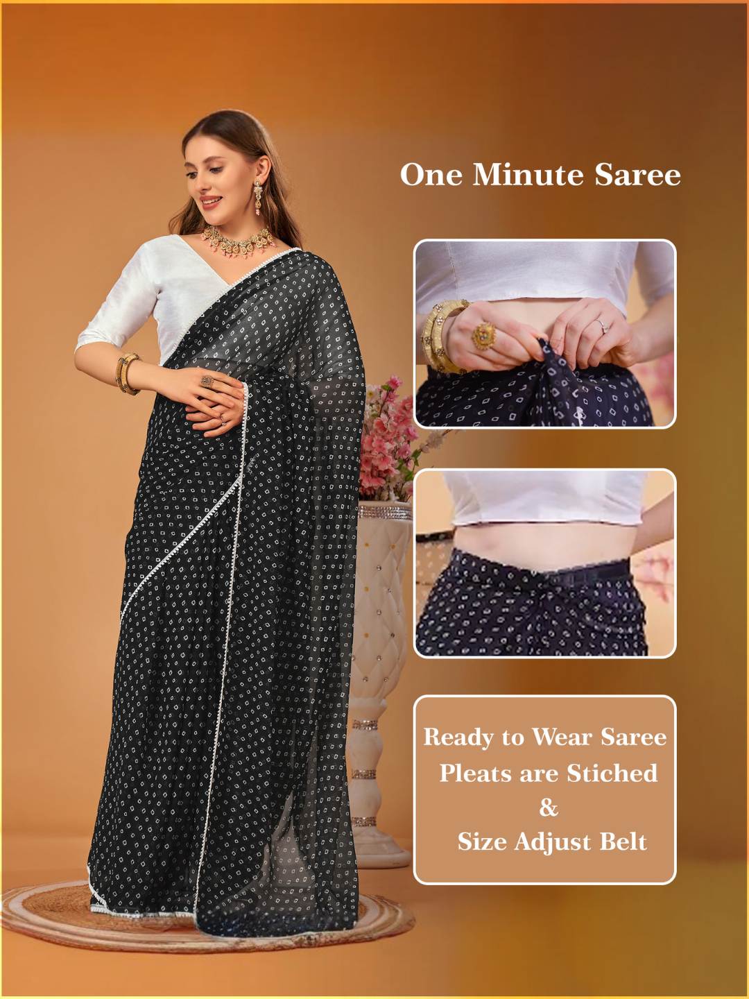 ready-to-wear saree – classic charm meets modern