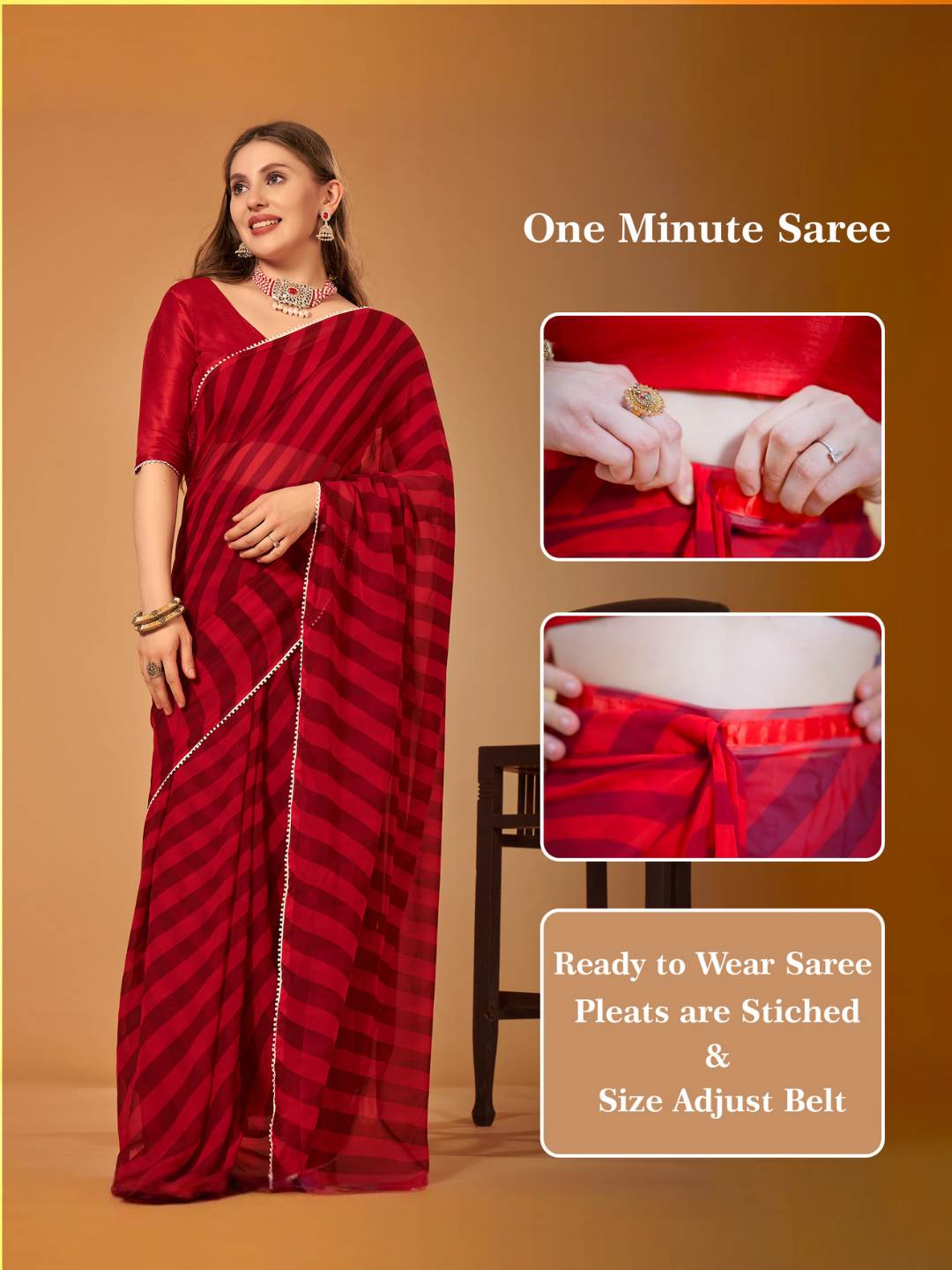 ready-to-wear saree – classic charm meets modern