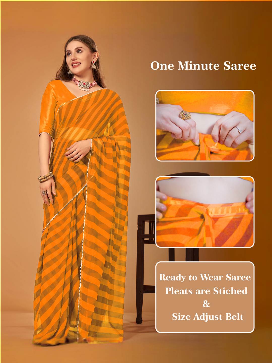 ready-to-wear saree – classic charm meets modern