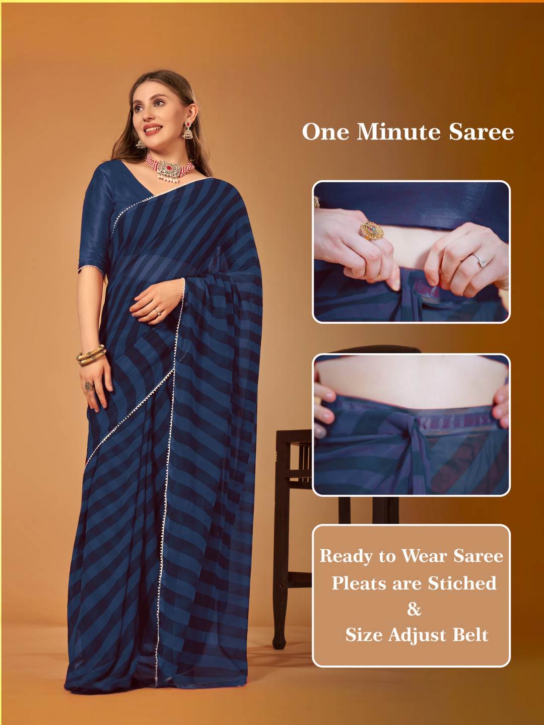 ready-to-wear saree – classic charm meets modern