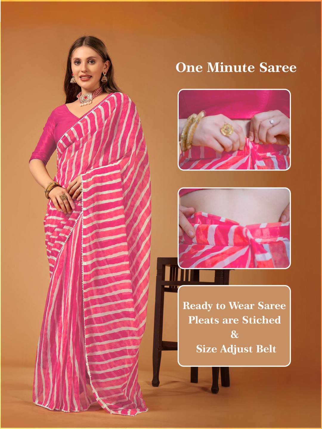 ready-to-wear saree – classic charm meets modern