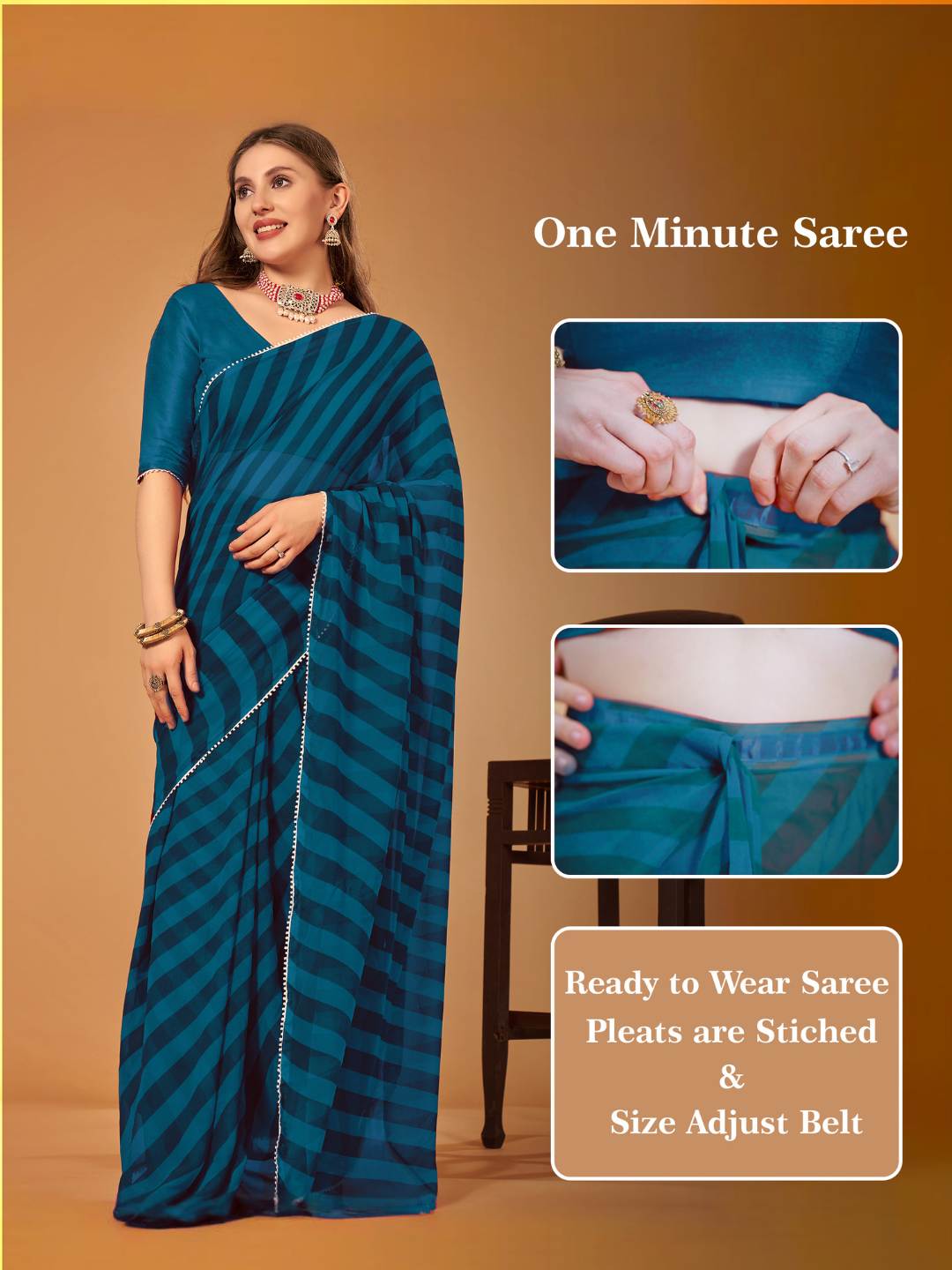 ready-to-wear saree – classic charm meets modern