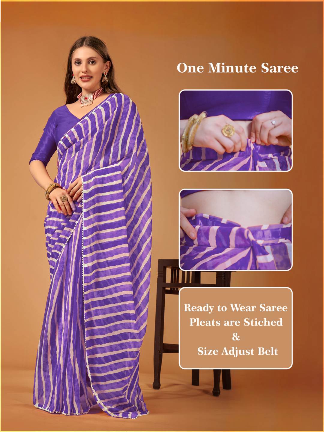 ready-to-wear saree – classic charm meets modern