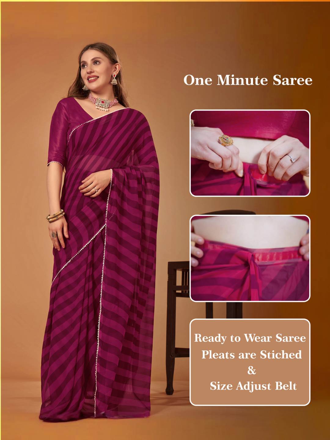 ready-to-wear saree – classic charm meets modern