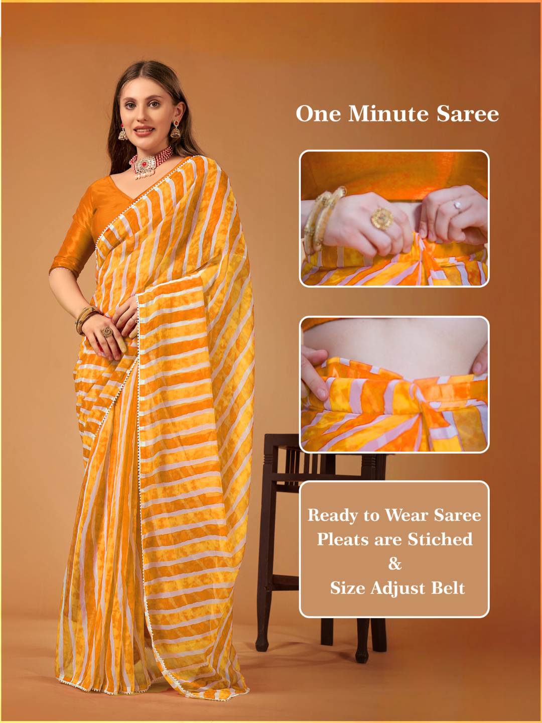 ready-to-wear saree – classic charm meets modern