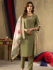 Embroidered Straight Kurti Dupatta Set for Women – Ethnic Wear by Flip The Style